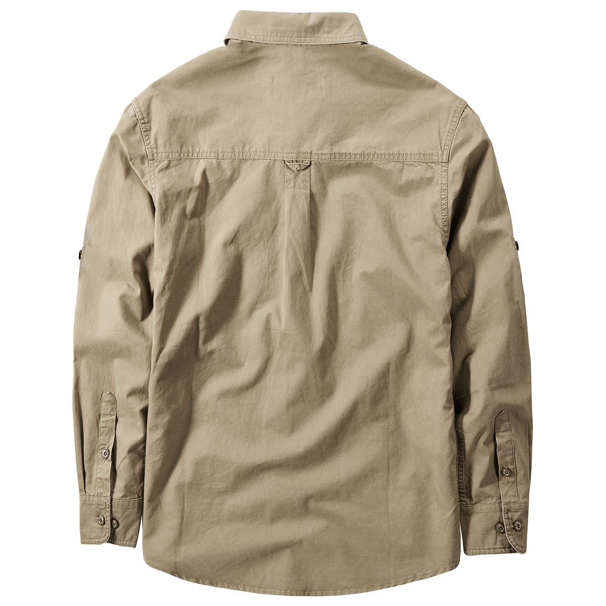 New Men's Spring Multi-pocket  - đánh giá và giá Tactical Military Shirt Cargo