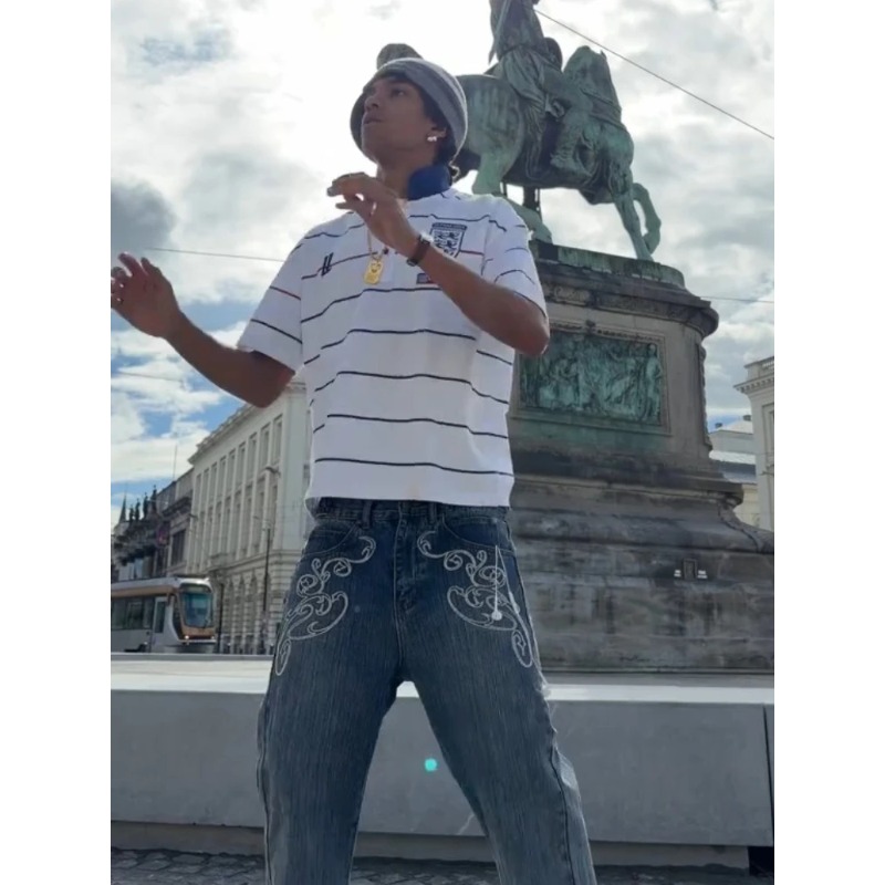 Retro Y2K 2 Pcs Set Street Sty - đánh giá và giá Jeans