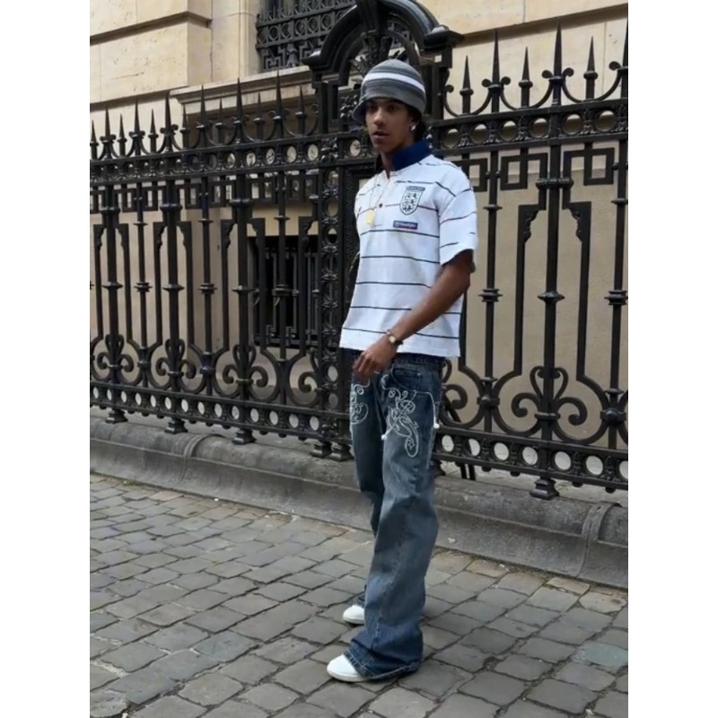 Retro Y2K 2 Pcs Set Street Sty - đánh giá và giá Jeans