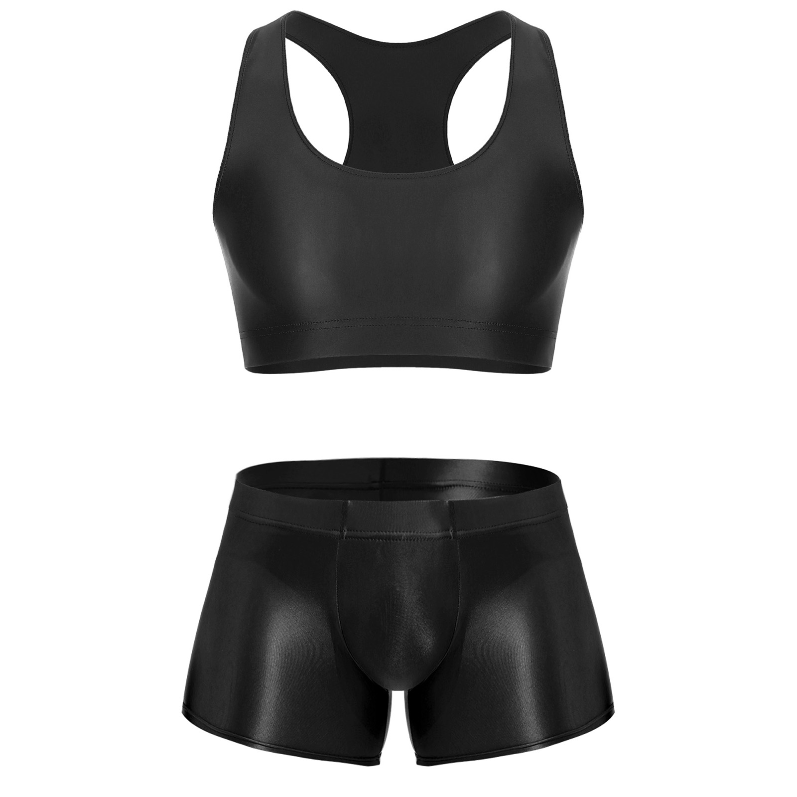 Men Glossy Stretchy Fitness Ou - đánh giá và giá Underwear