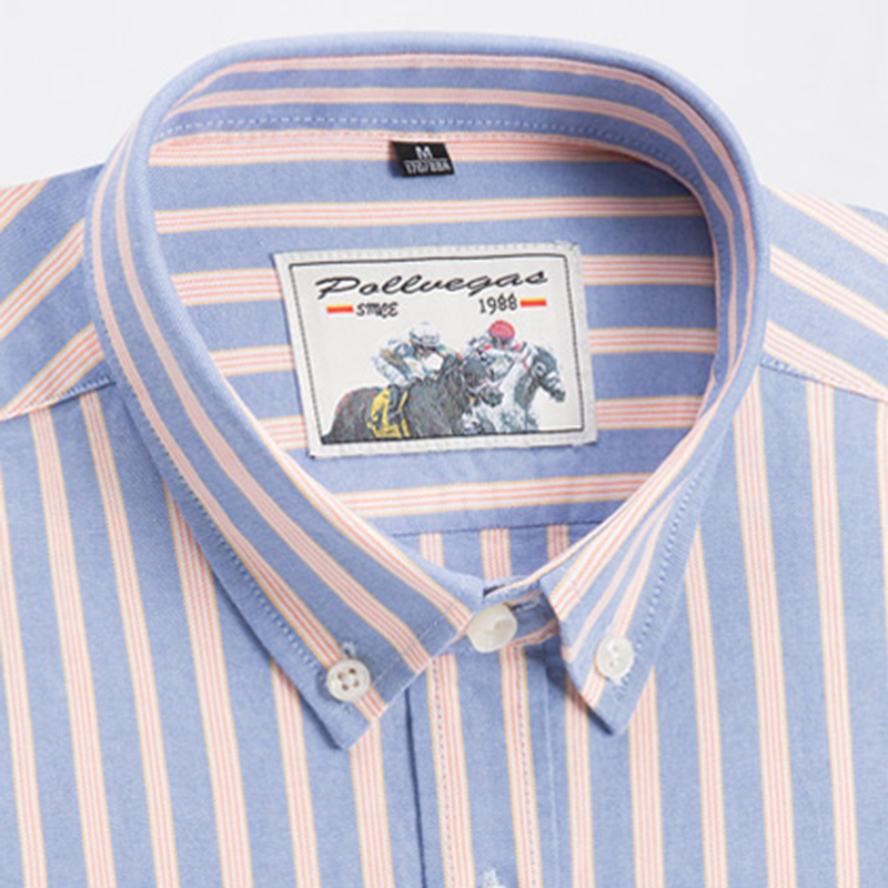 100% Cotton Áo Sơ Mi Nam Sọc T - đánh giá và giá Oxford Cotton Casual Shirt Business