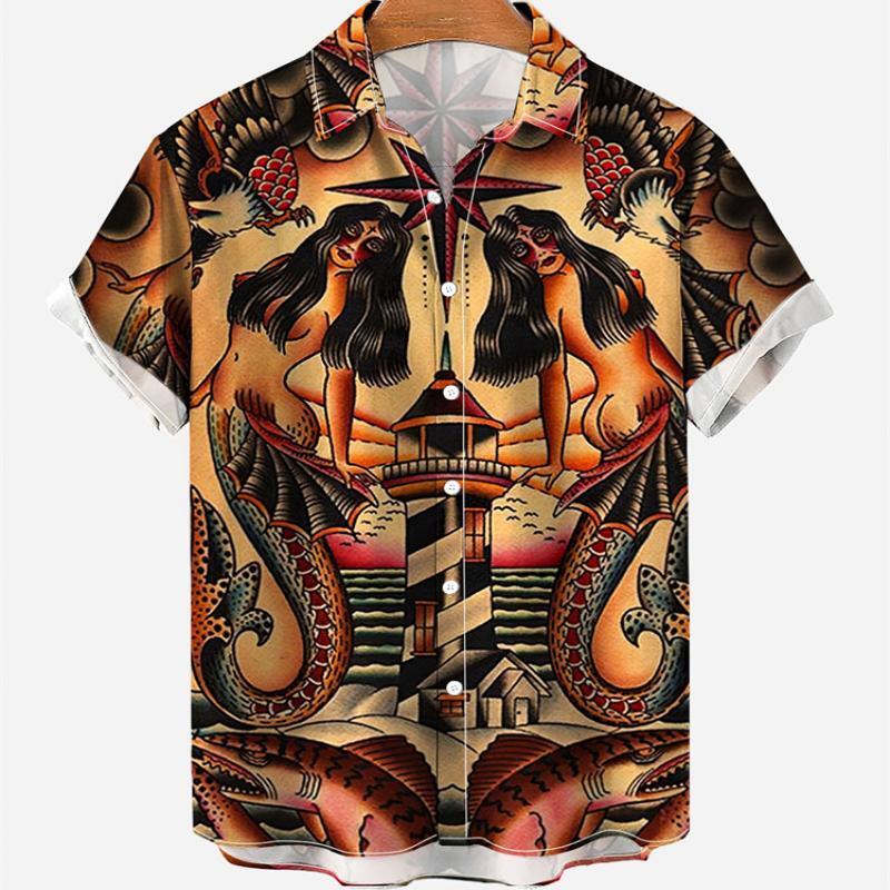 Hawaiian Men's Vintage Summer  - đánh giá và giá Vintage Hawaiian Floral Shirt