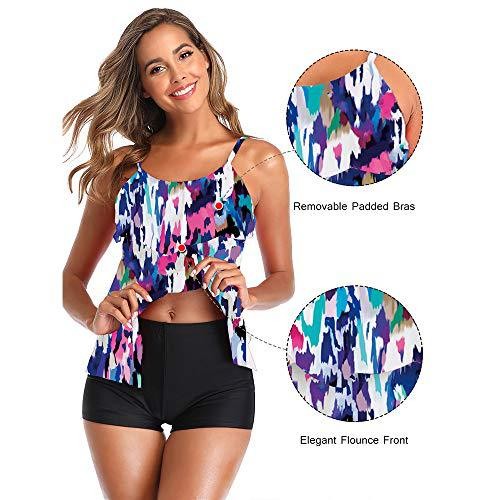 Woman Bikini Floral Print Tank - đánh giá và giá Shorts