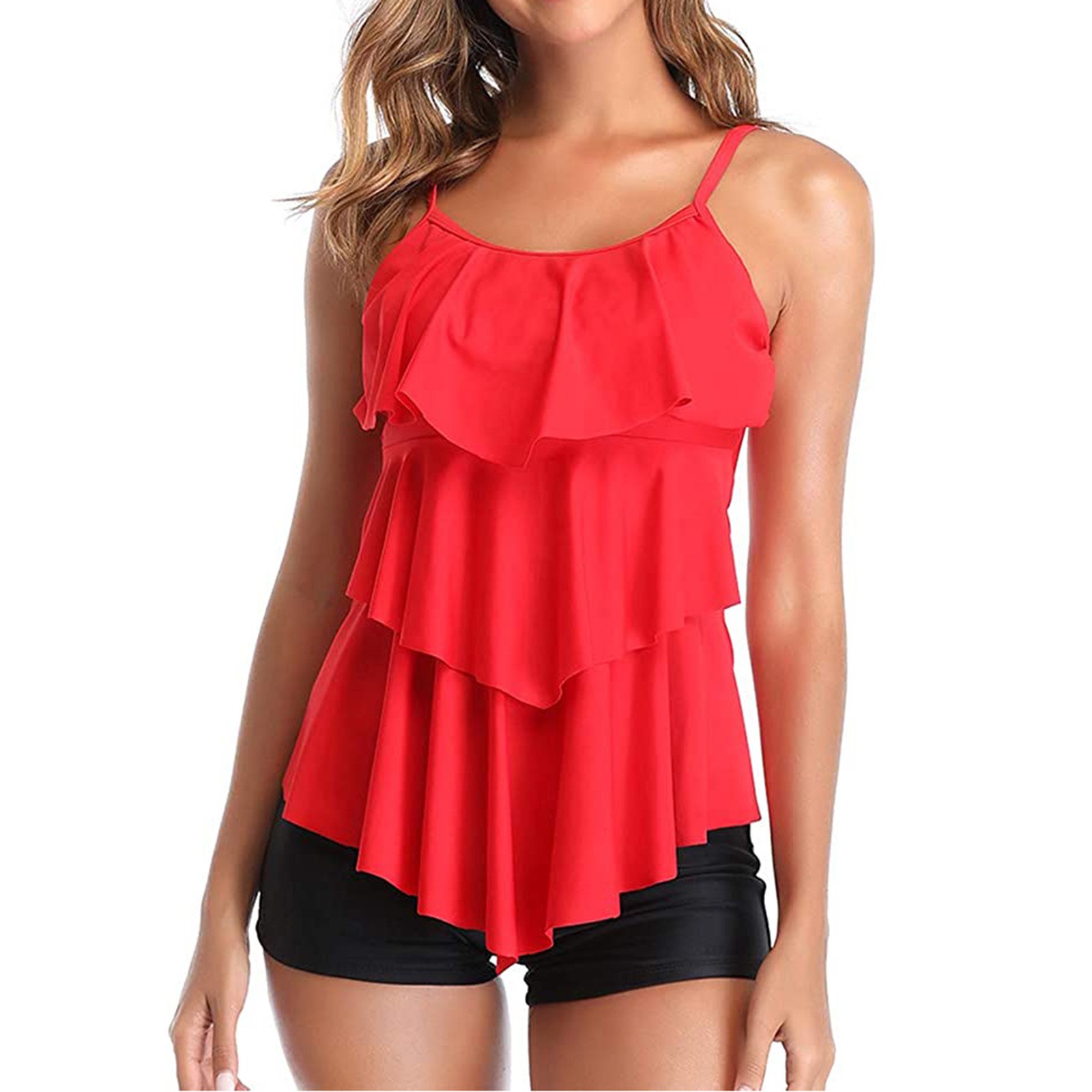 Woman Bikini Floral Print Tank - đánh giá và giá Shorts
