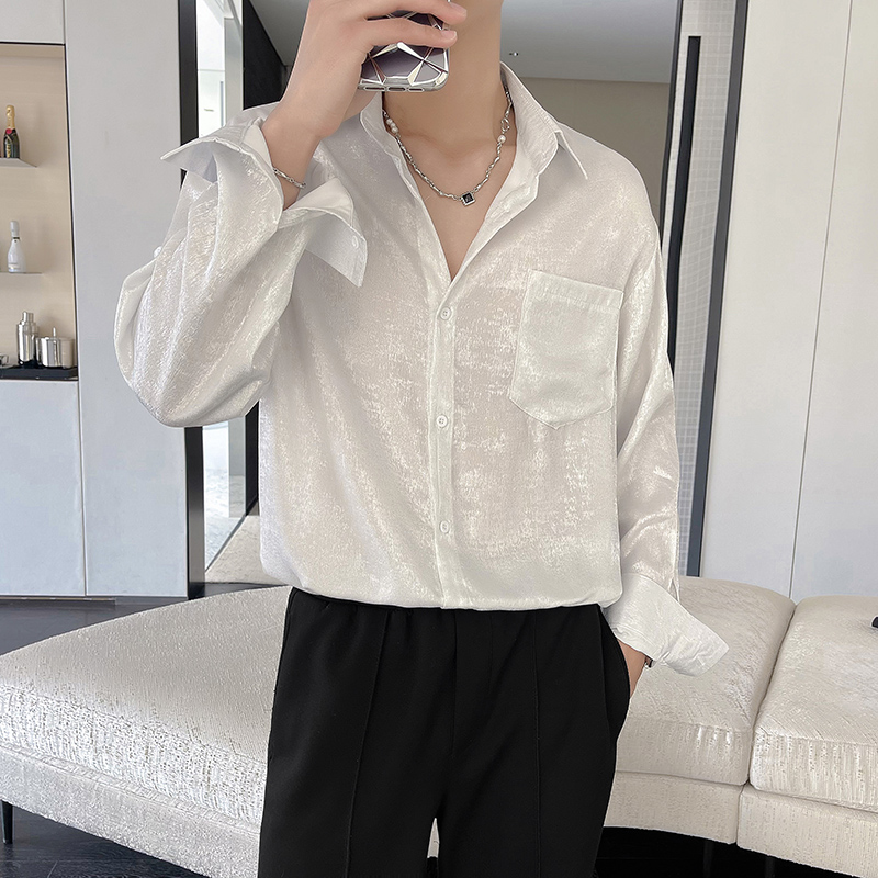 Sexy Silk Satin Shirts for Men - đánh giá và giá Mens Satin Silk Dress Shirt
