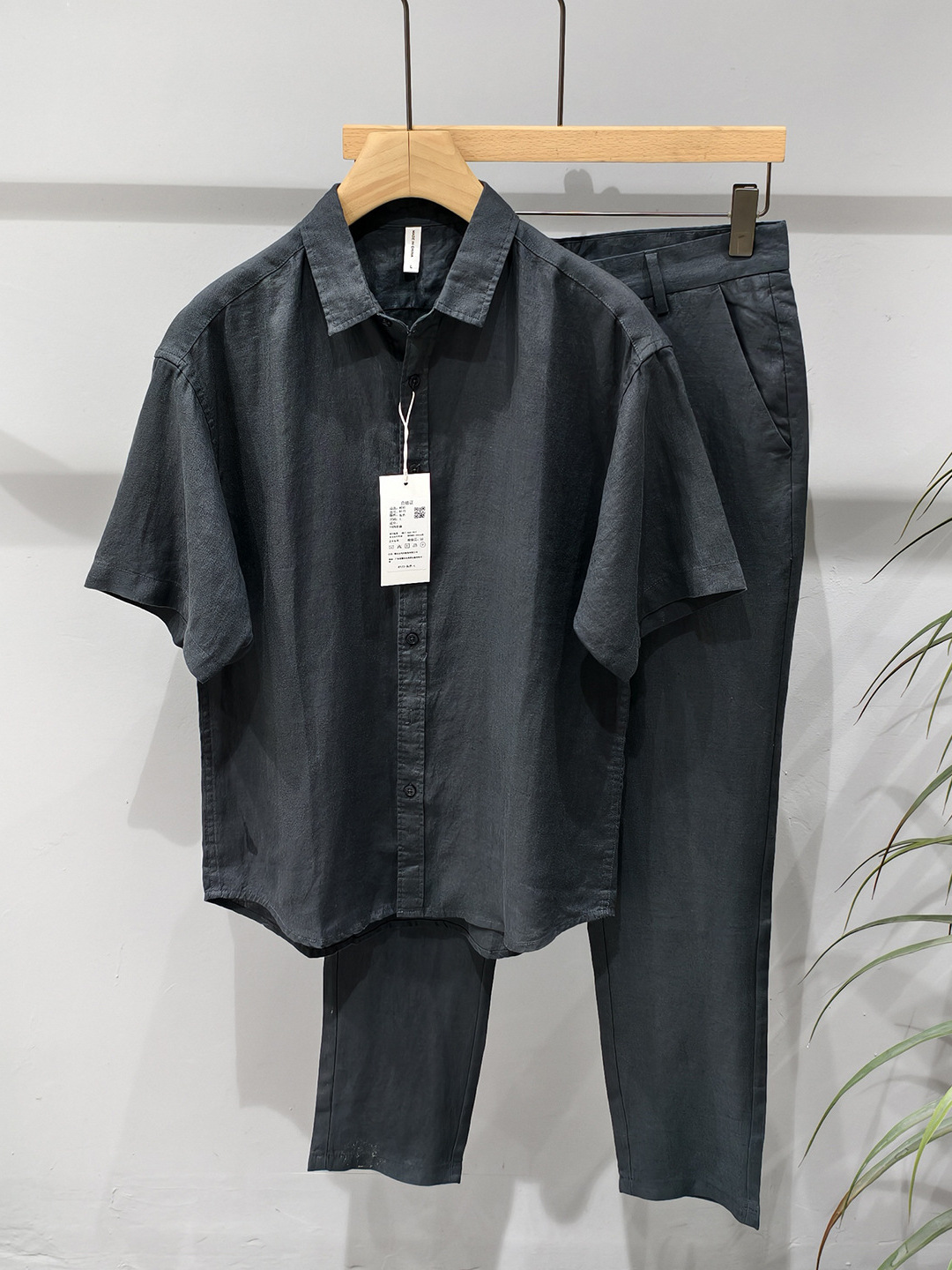 Pure Linen Short Sleeve Casual - đánh giá và giá Mens Linen Shirt Long Sleeve
