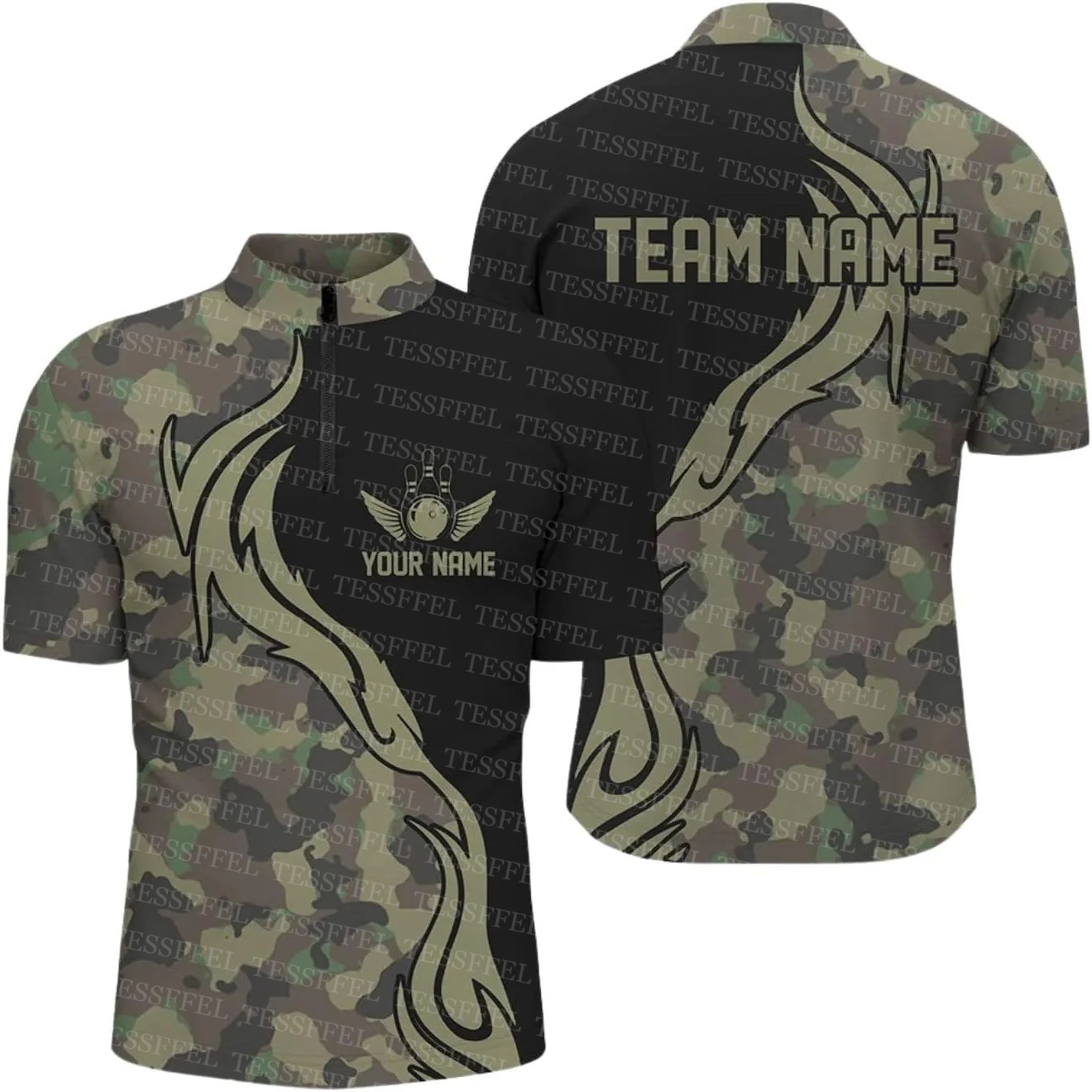 Custom Name Graffiti Flame Str - đánh giá và giá Short Sleeve Bowling Shirt Retro