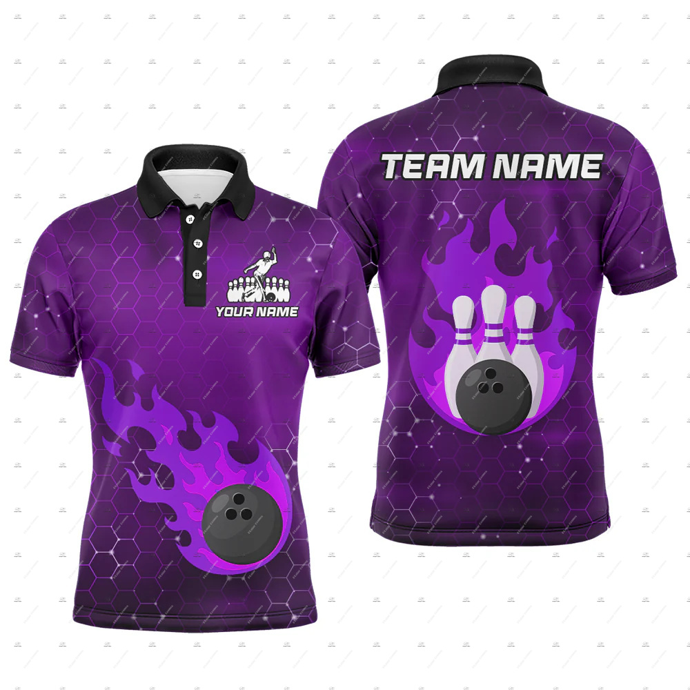 Custom Name Bowling Skull Flam - đánh giá và giá Short Sleeve Bowling Shirt Retro