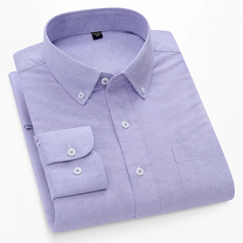 100%cotton oxford long-sleeve  - đánh giá và giá Oxford Cotton Casual Shirt Business