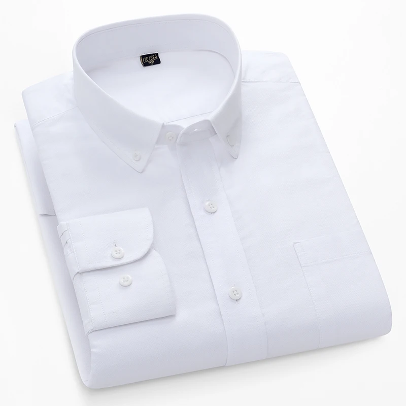 100%cotton oxford long-sleeve  - đánh giá và giá Oxford Cotton Casual Shirt Business