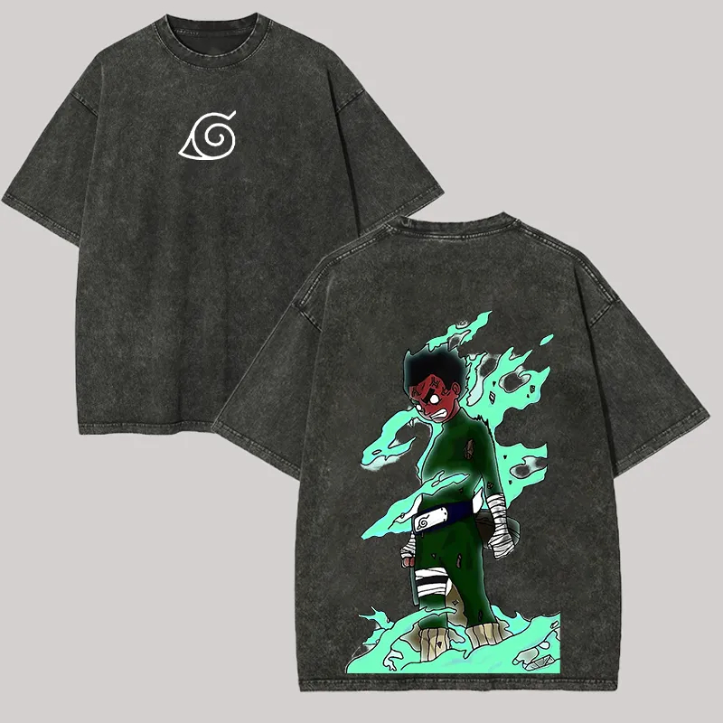 Rock Lee Eight Gates T Shirt N - đánh giá và giá Acid Wash Vintage Graphic T Shirt