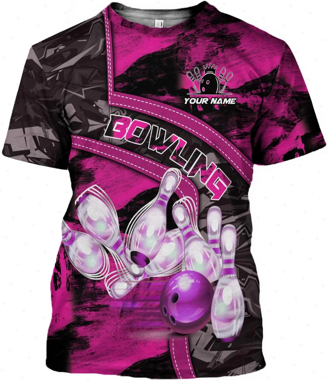 Custom Name Gradient Bowling F - đánh giá và giá Short Sleeve Bowling Shirt Retro