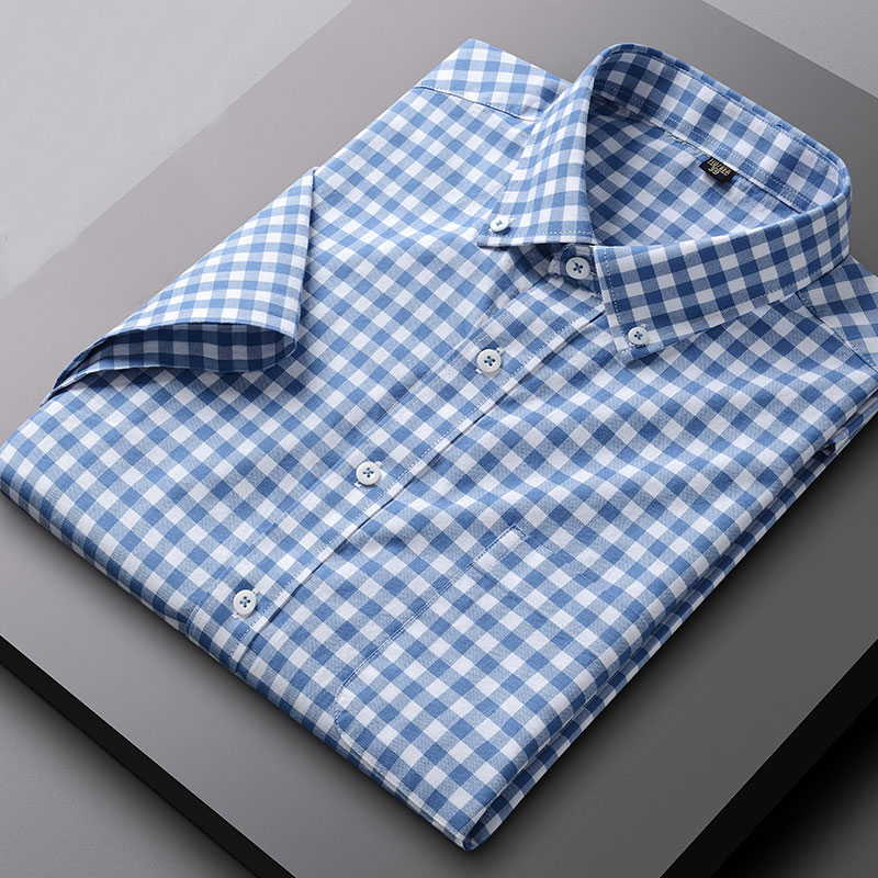 Summer new 100% cotton Oxford  - đánh giá và giá Oxford Cotton Casual Shirt Business