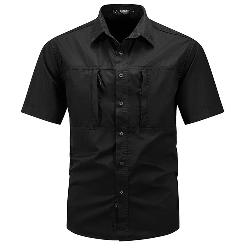 Men's Tactical Short-sleeved S - đánh giá và giá Tactical Military Shirt Cargo