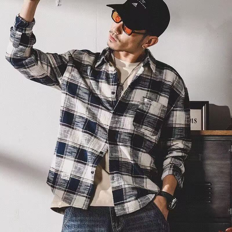 2026 Spring/Autumn New Checker - đánh giá và giá Flannel Plaid Shirt Heavy Weight
