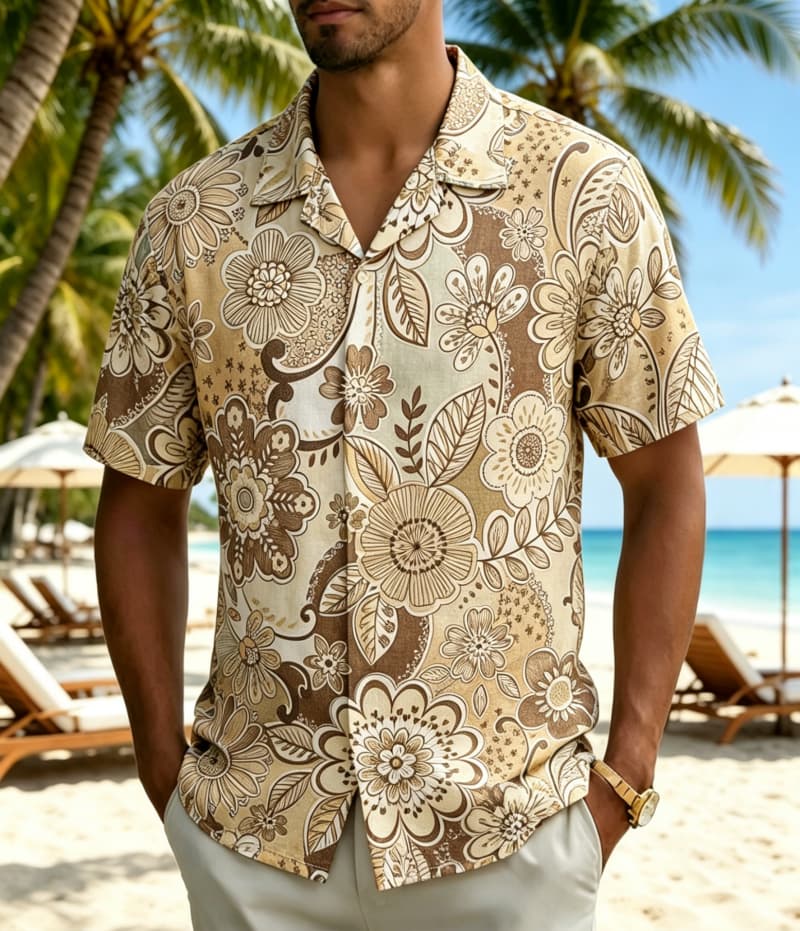 Men's Vintage Boho Tropical Fl - đánh giá và giá Vintage Hawaiian Floral Shirt