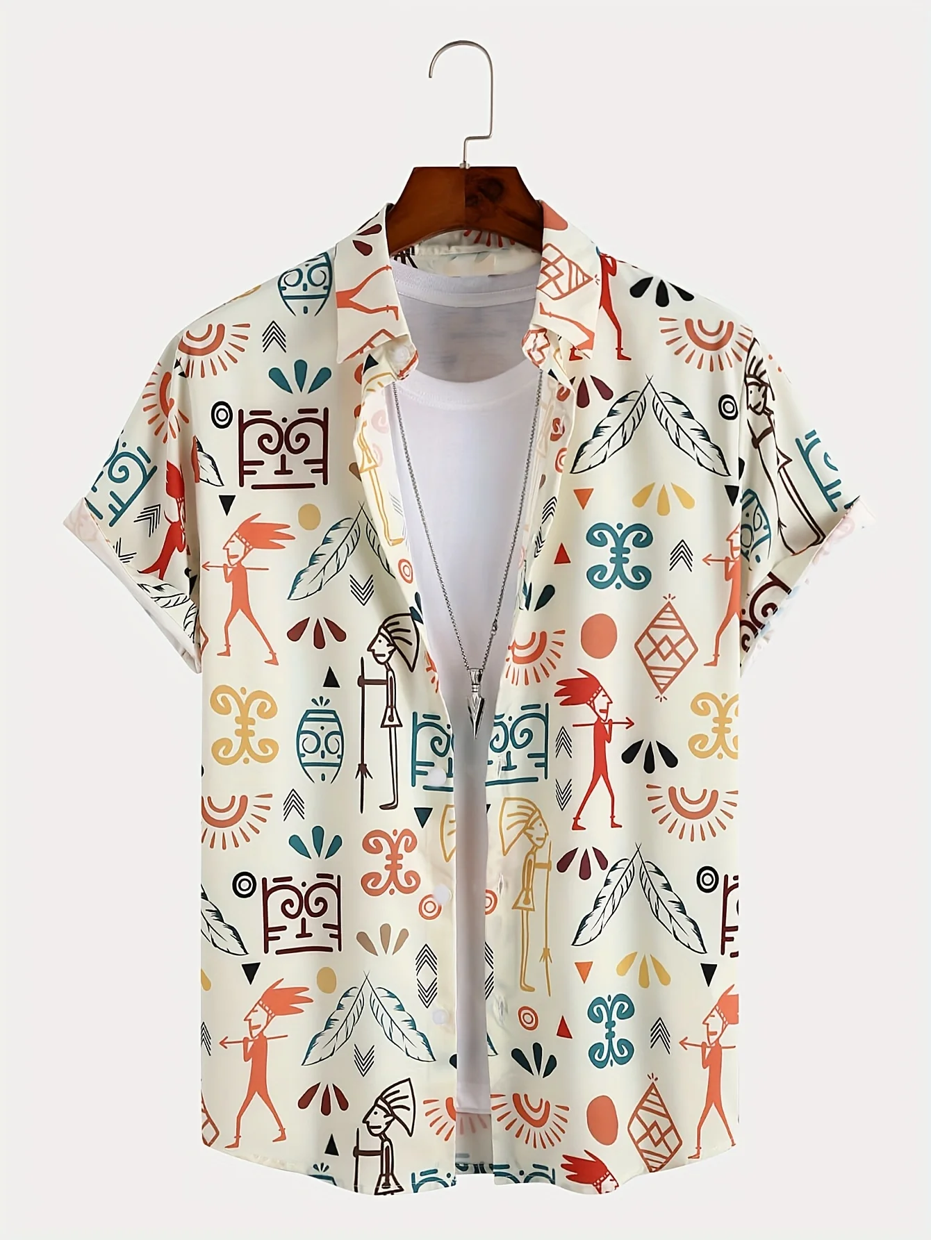 Breathable Thin Fabric Multi S - đánh giá và giá Vintage Hawaiian Floral Shirt