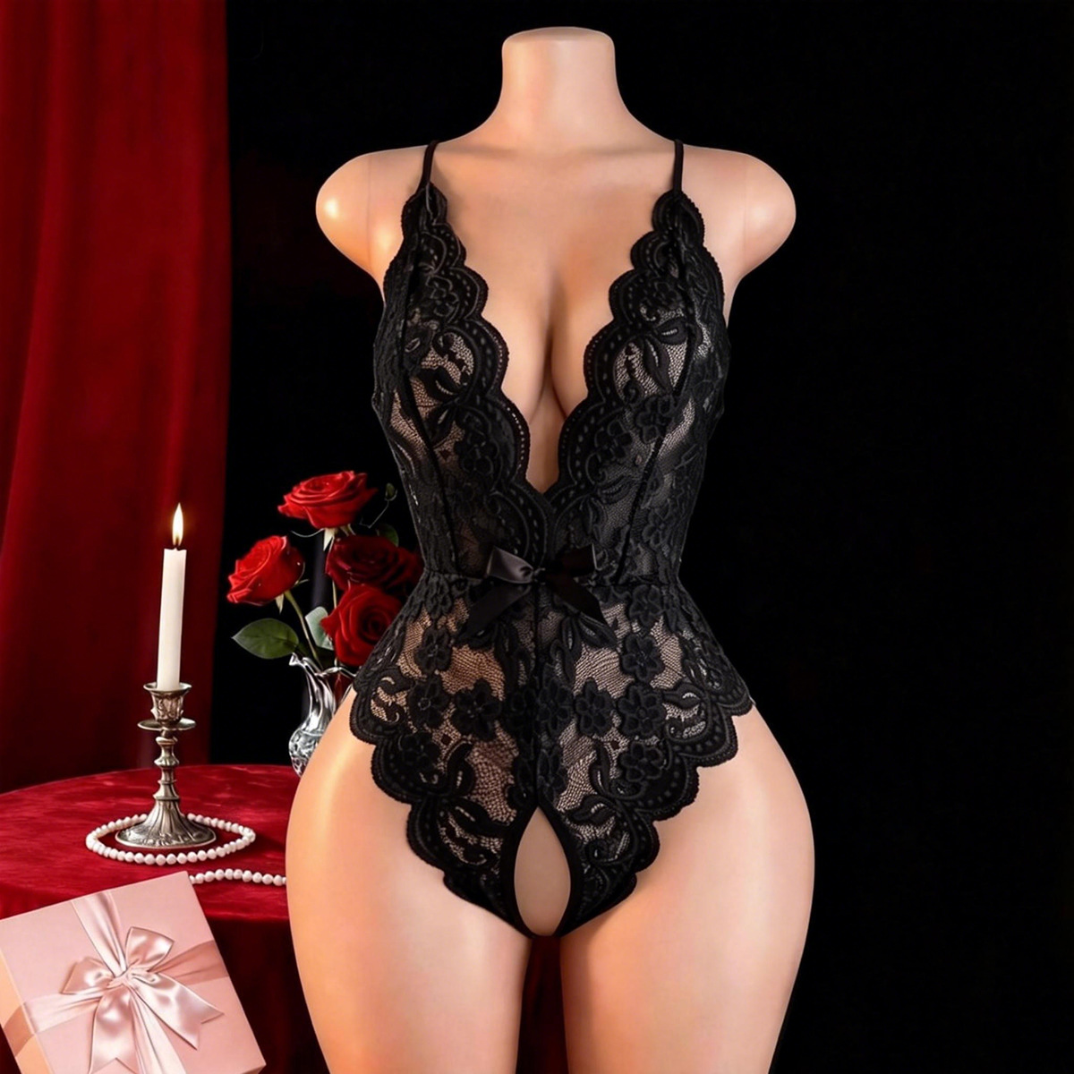 Hot Crotchless Sexy Lingerie F - đánh giá và giá Underwear
