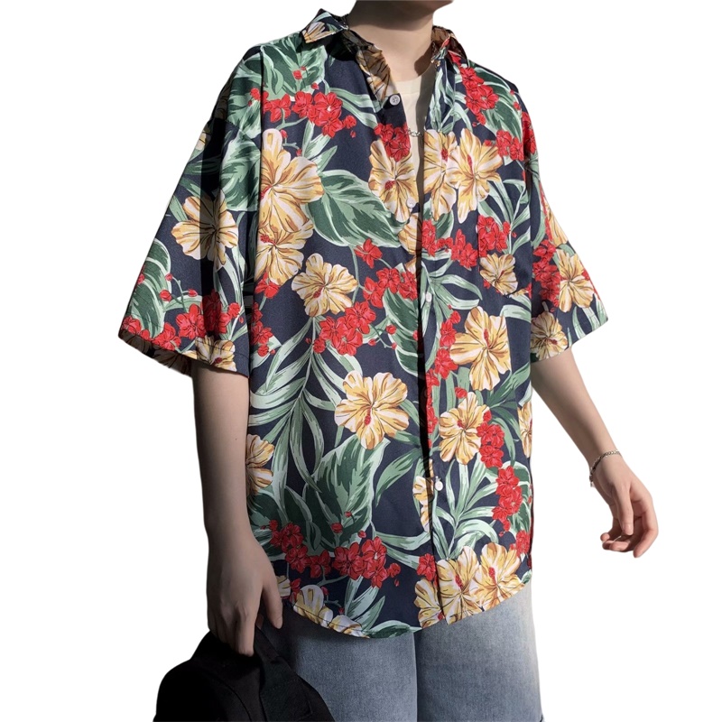 Casual Hawaiian Retro Floral P - đánh giá và giá Vintage Hawaiian Floral Shirt