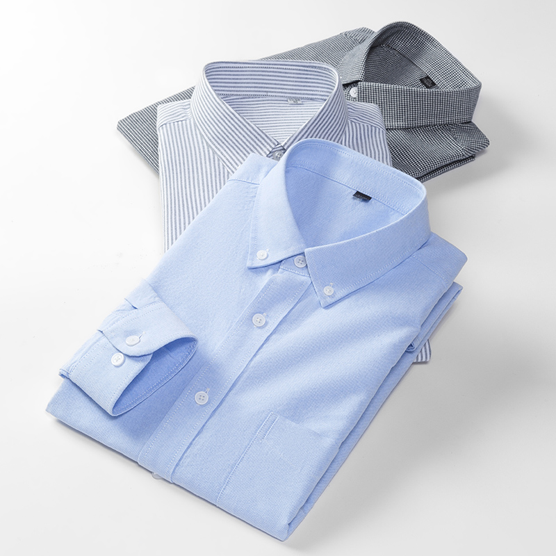 Spring New Men Oxford Shirt Lo - đánh giá và giá Oxford Cotton Casual Shirt Business