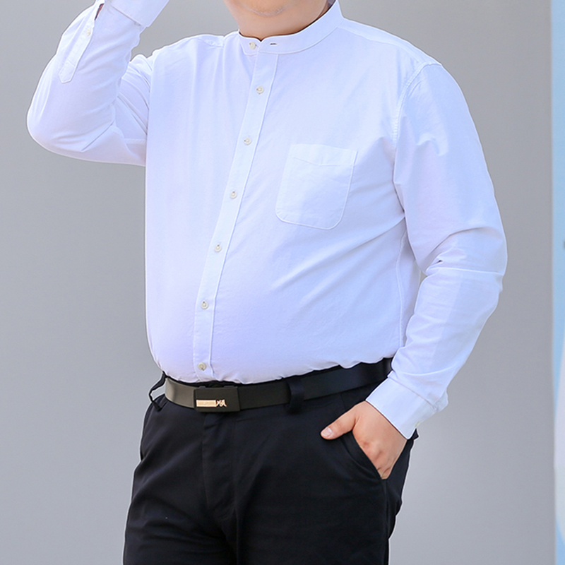 Autumn New Korean Shirt S-10XL - đánh giá và giá Mandarin Collar Formal Shirt Slim Fit