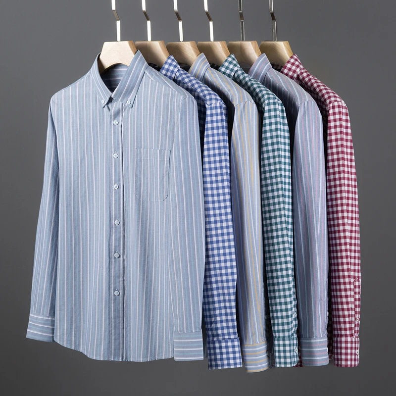 2026 Spring and Autumn 100% Co - đánh giá và giá Oxford Cotton Casual Shirt Business