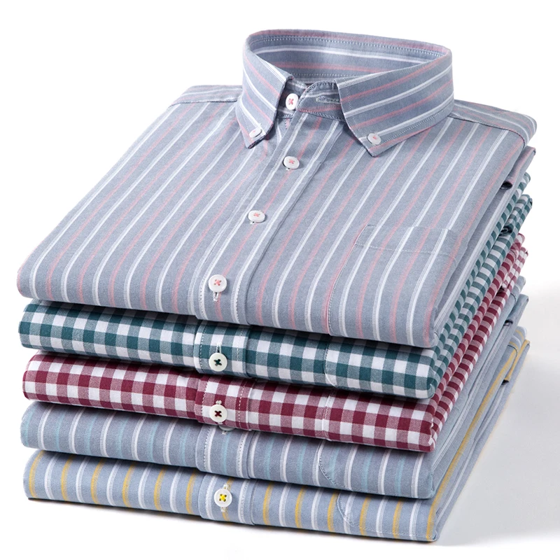 2026 Spring and Autumn 100% Co - đánh giá và giá Oxford Cotton Casual Shirt Business