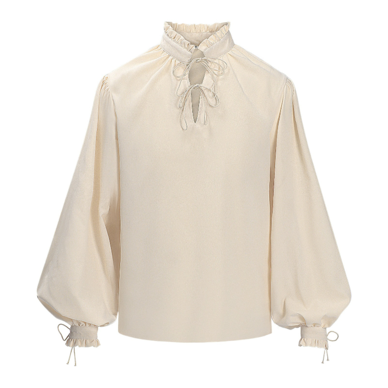 Renaissance Medieval Pirate Sh - đánh giá và giá Medieval Gothic Lace Up Pirate Shirt