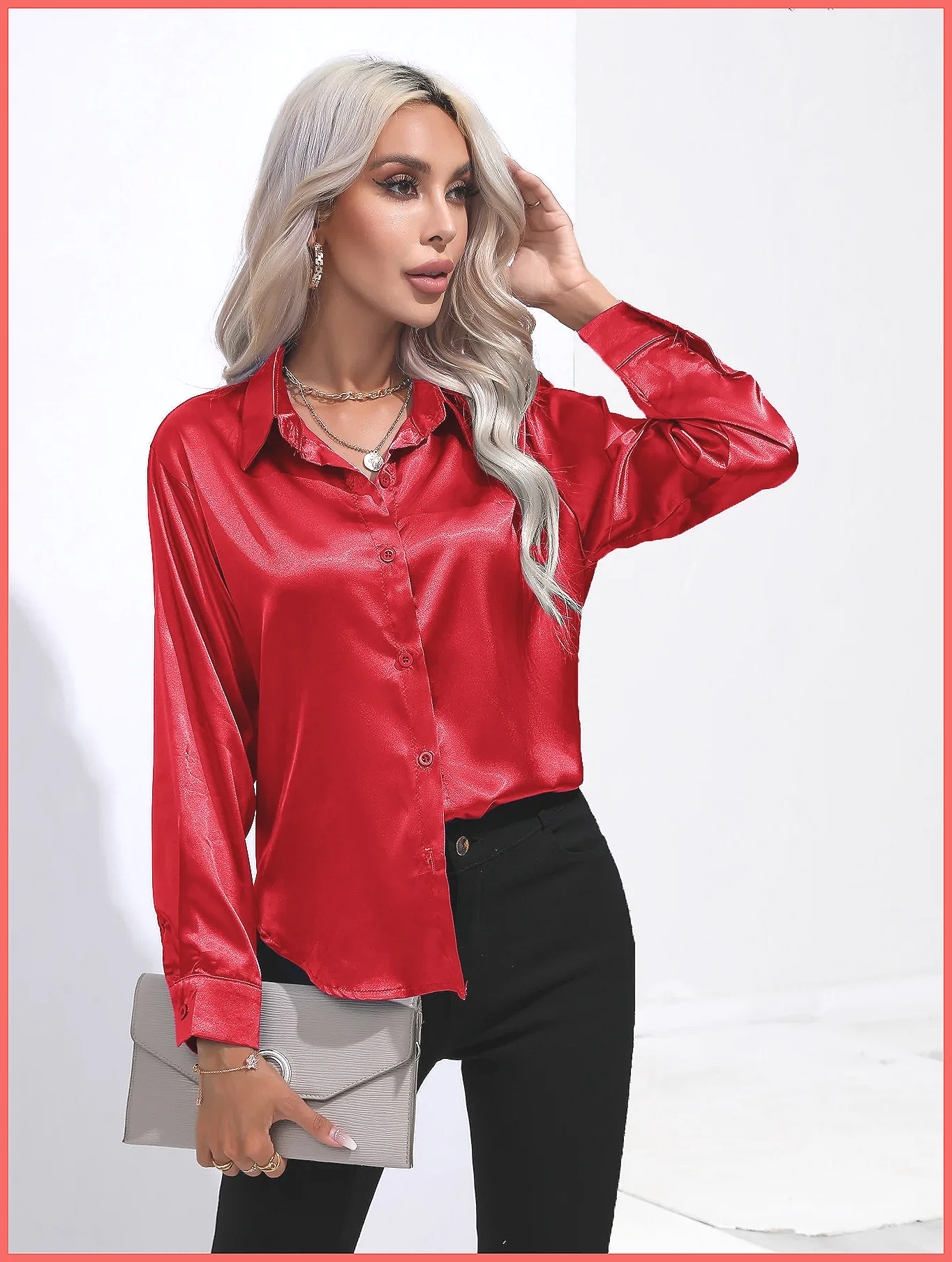 2025 Spring Summer Satin Shirt - đánh giá và giá Shirts
