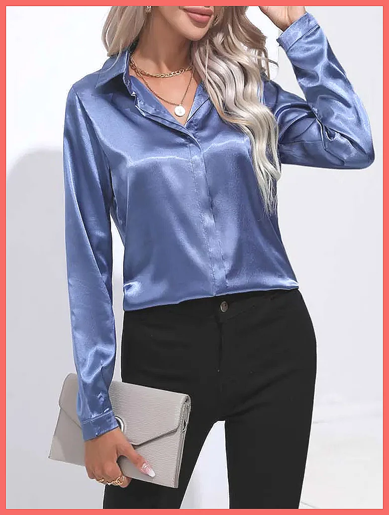 2025 Spring Summer Satin Shirt - đánh giá và giá Shirts