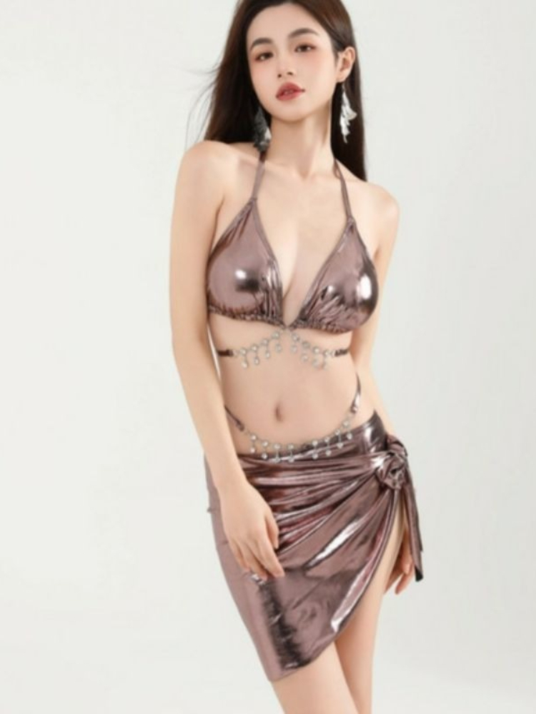Women Sexy Tie Bikini Set Y2k  - đánh giá và giá Suits