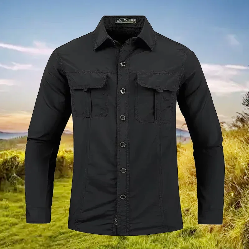 5XL Men Lightweight Quick-Dryi - đánh giá và giá Tactical Military Shirt Cargo