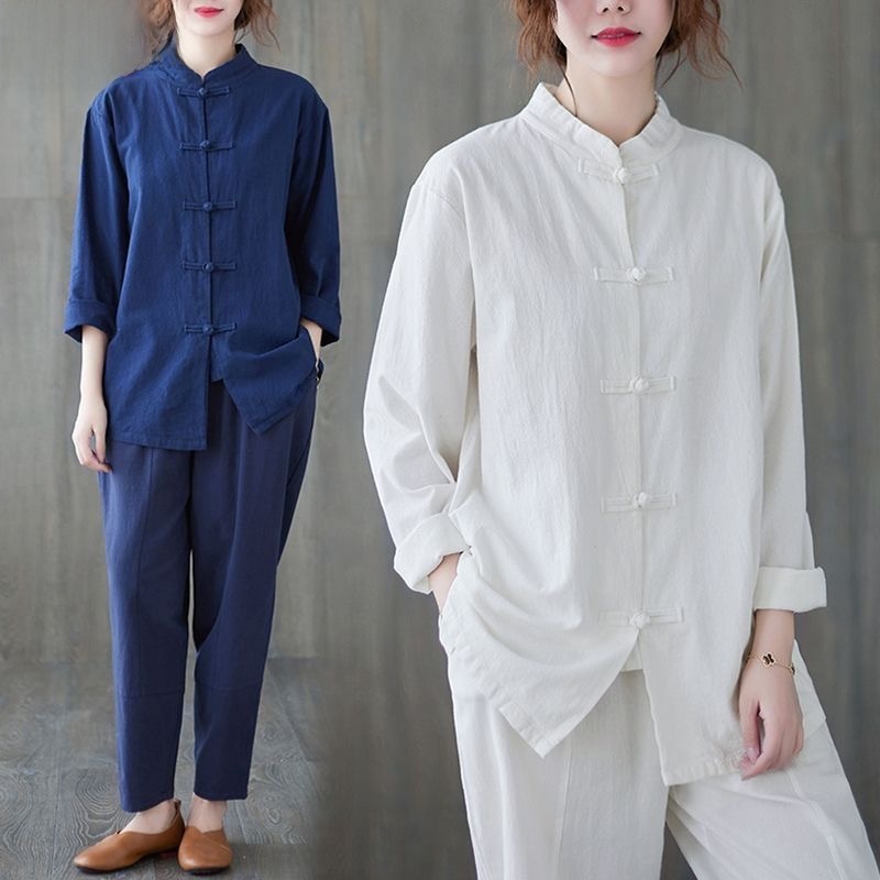 Loose Cotton Linen Shirt Long  - đánh giá và giá Mens Linen Shirt Long Sleeve
