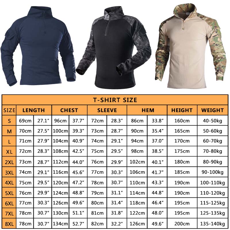 Combat Shirts Camo Cargo Sport - đánh giá và giá Tactical Military Shirt Cargo