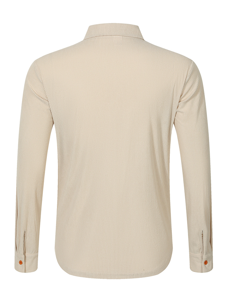 Casual Men's Corduroy Shirt Ja - đánh giá và giá Corduroy Button Up Shirt Men