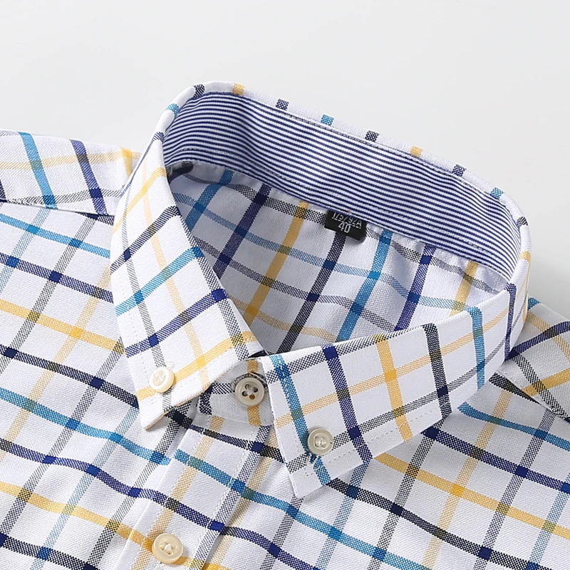 Men's 100% Cotton Shirts Long  - đánh giá và giá Oxford Cotton Casual Shirt Business