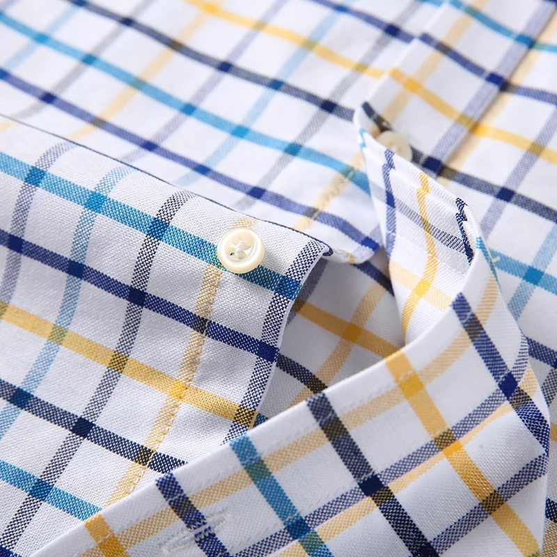 Men's 100% Cotton Shirts Long  - đánh giá và giá Oxford Cotton Casual Shirt Business