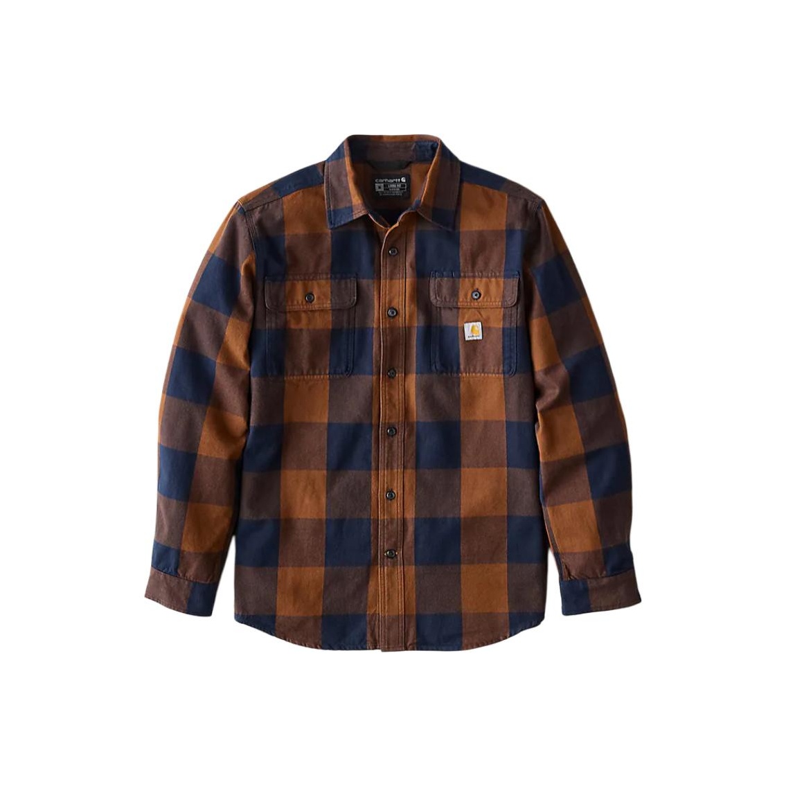 Carhartt FW25 107013 Loose Fit - đánh giá và giá Flannel Plaid Shirt Heavy Weight