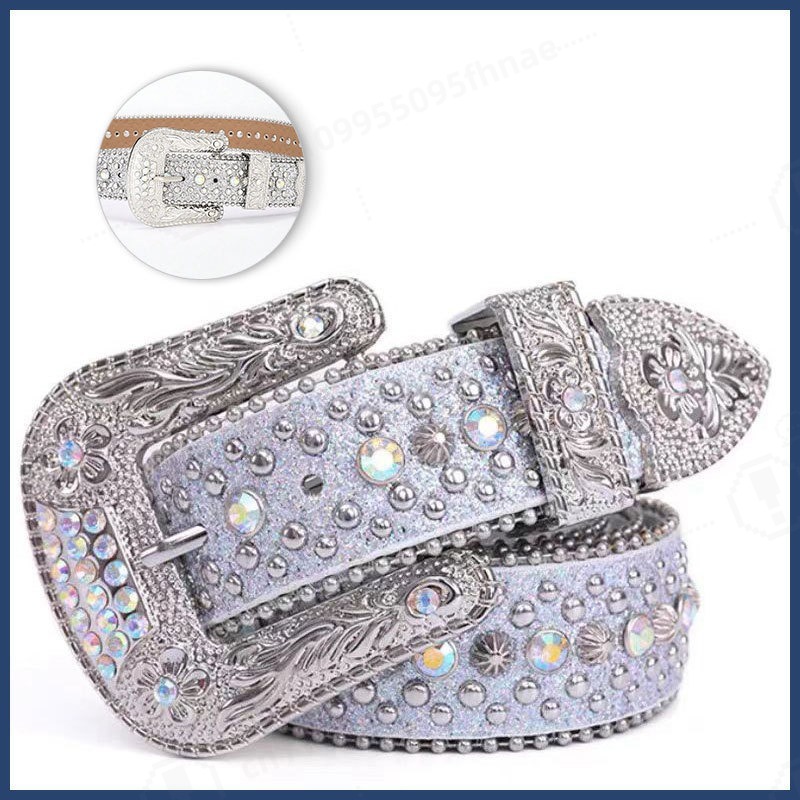 Y2K Style Rhinestone Belt For  - đánh giá và giá Jeans