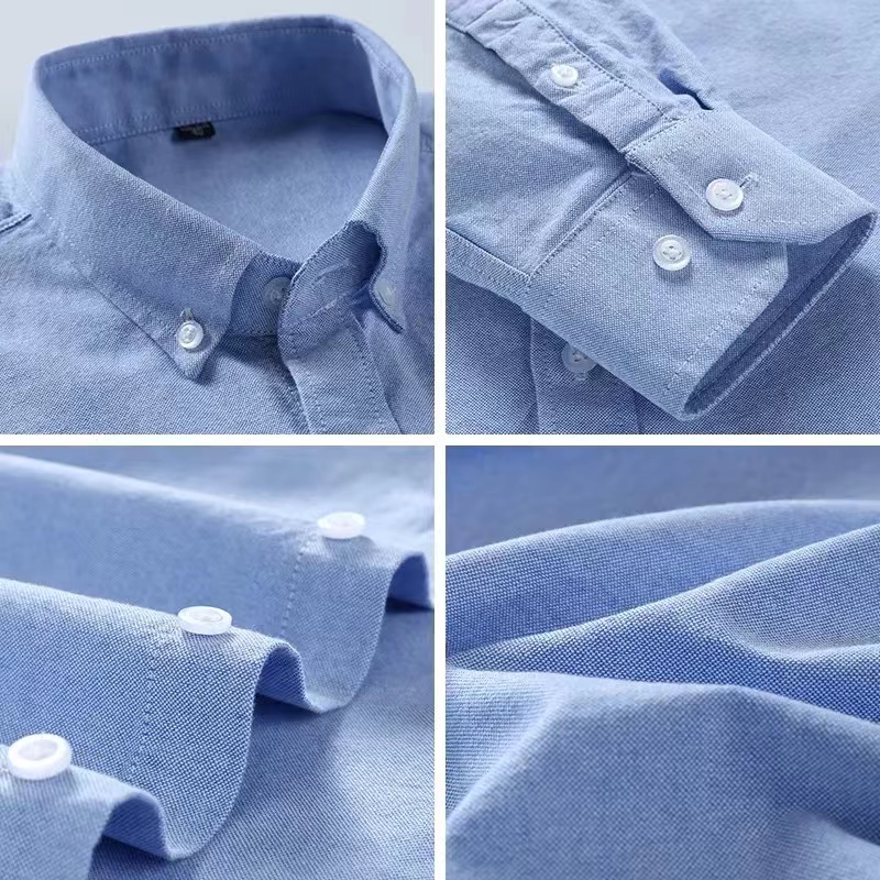 S-6XL Oxford Shirts for Men Lo - đánh giá và giá Oxford Cotton Casual Shirt Business