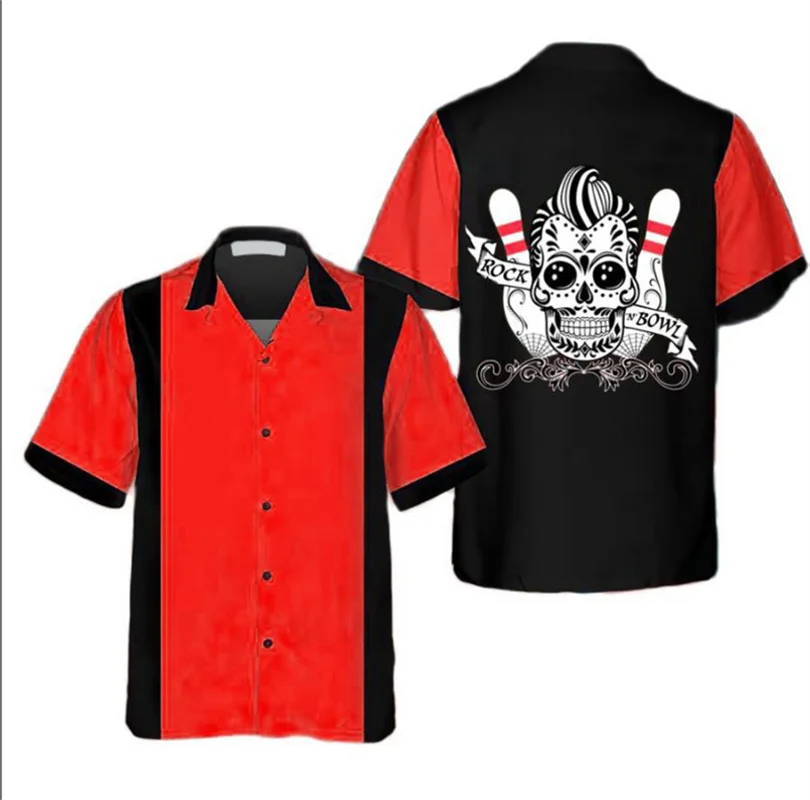 Classic Retro Bowling Ball Pri - đánh giá và giá Short Sleeve Bowling Shirt Retro