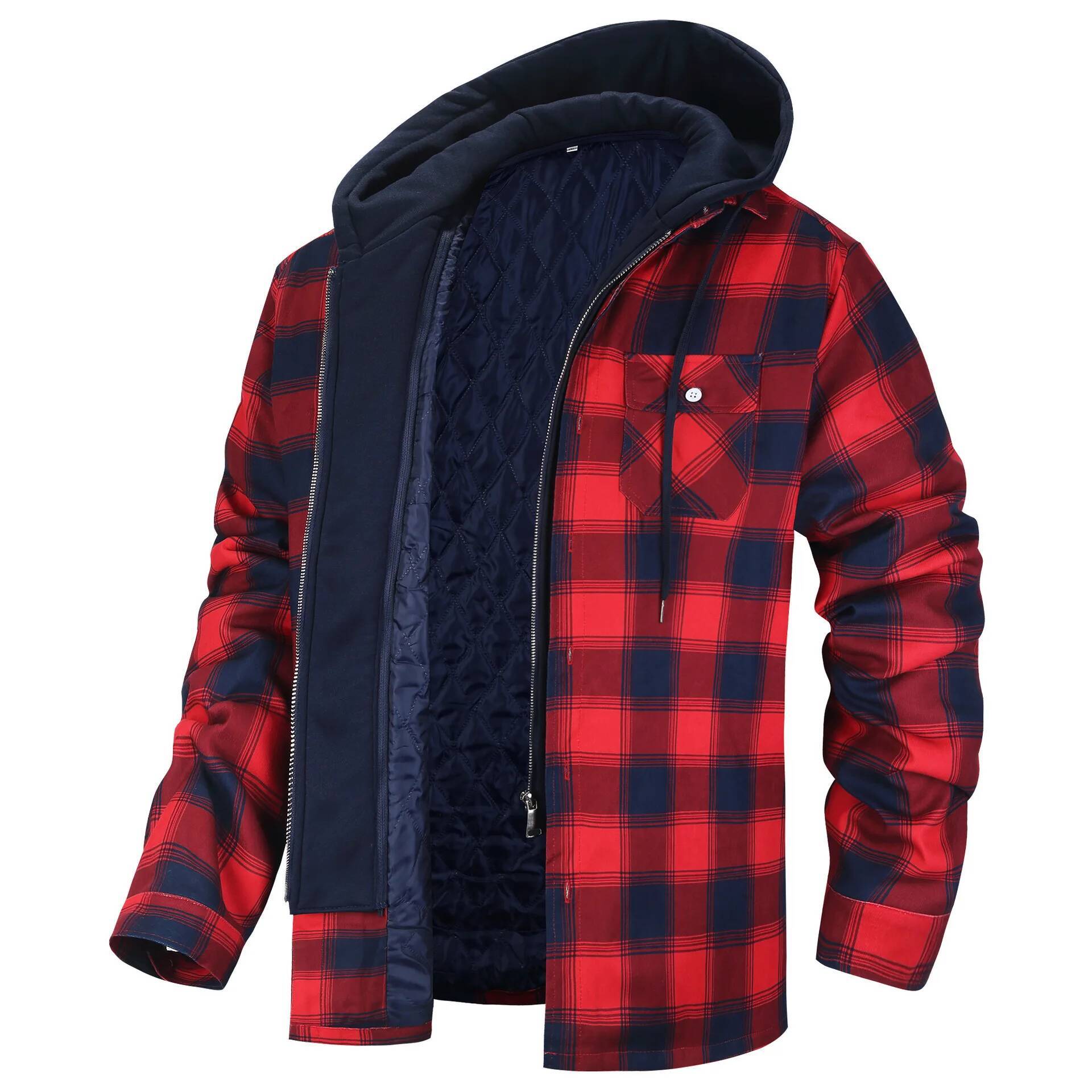 Winter Flannel Plaid Jacket Me - đánh giá và giá Flannel Plaid Shirt Heavy Weight