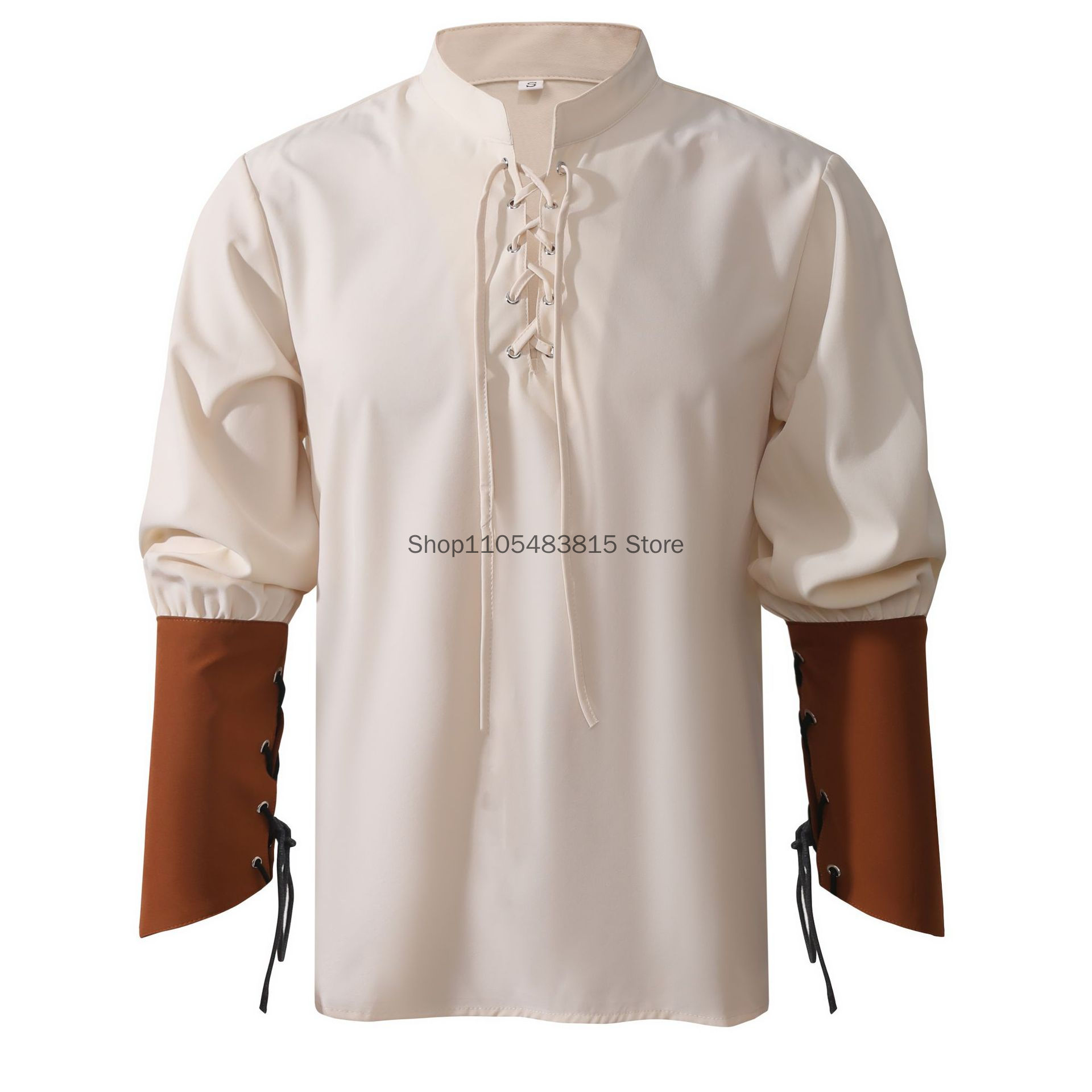 Pirate Shirt for Men - Medieva - đánh giá và giá Medieval Gothic Lace Up Pirate Shirt