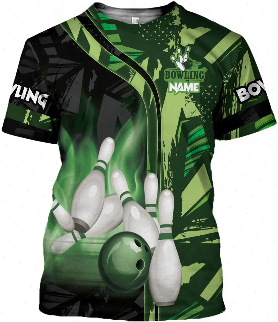 Custom Name Gradient Bowling F - đánh giá và giá Short Sleeve Bowling Shirt Retro