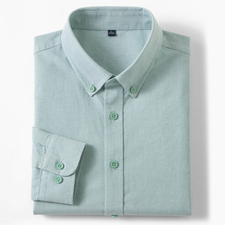 2026 New IN Men's 100% Cotton  - đánh giá và giá Mandarin Collar Formal Shirt Slim Fit