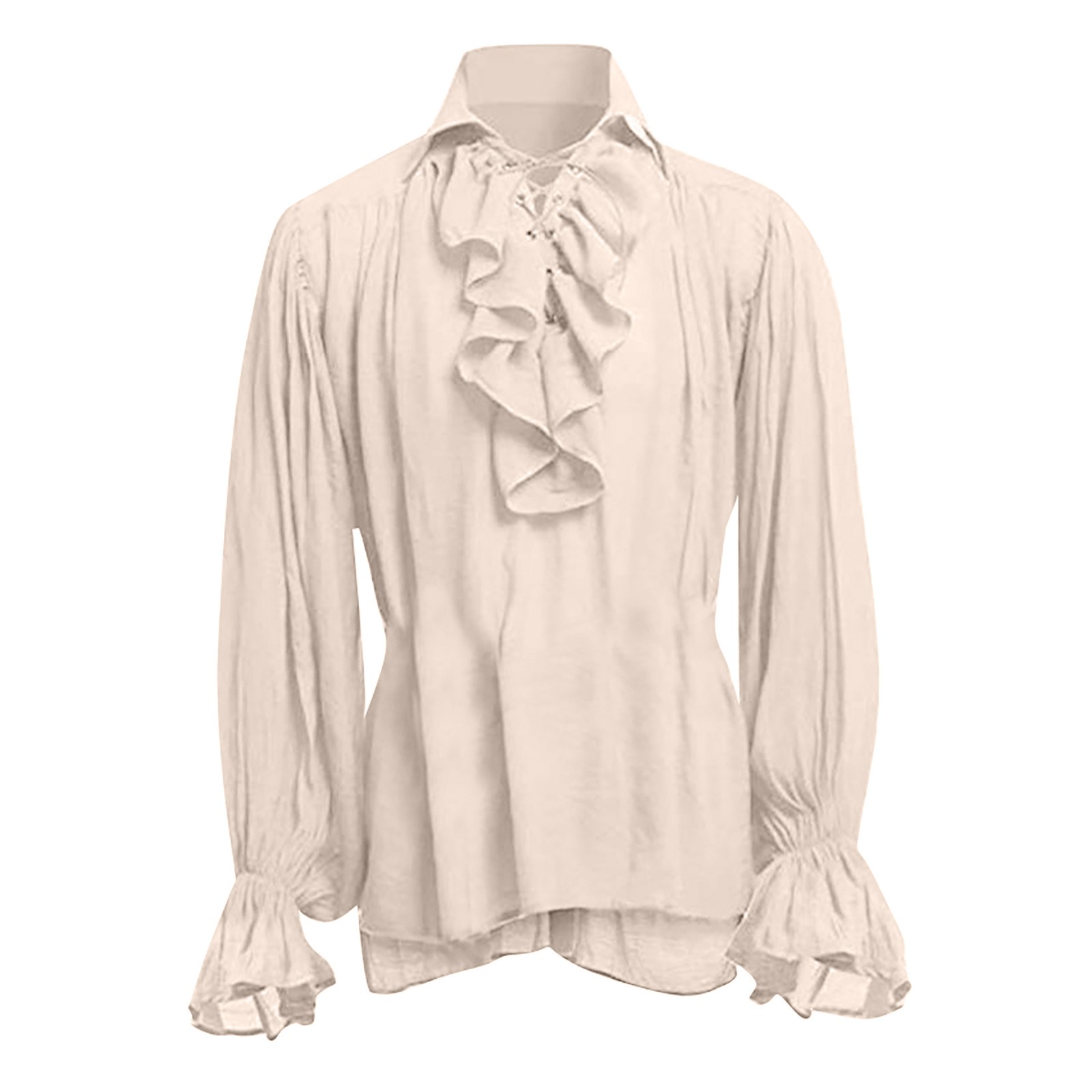 Mens Halloween Lace Up Pirate  - đánh giá và giá Medieval Gothic Lace Up Pirate Shirt