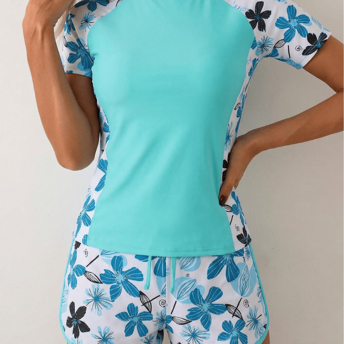 Woman Tankini With Shorts Crop - đánh giá và giá Shorts