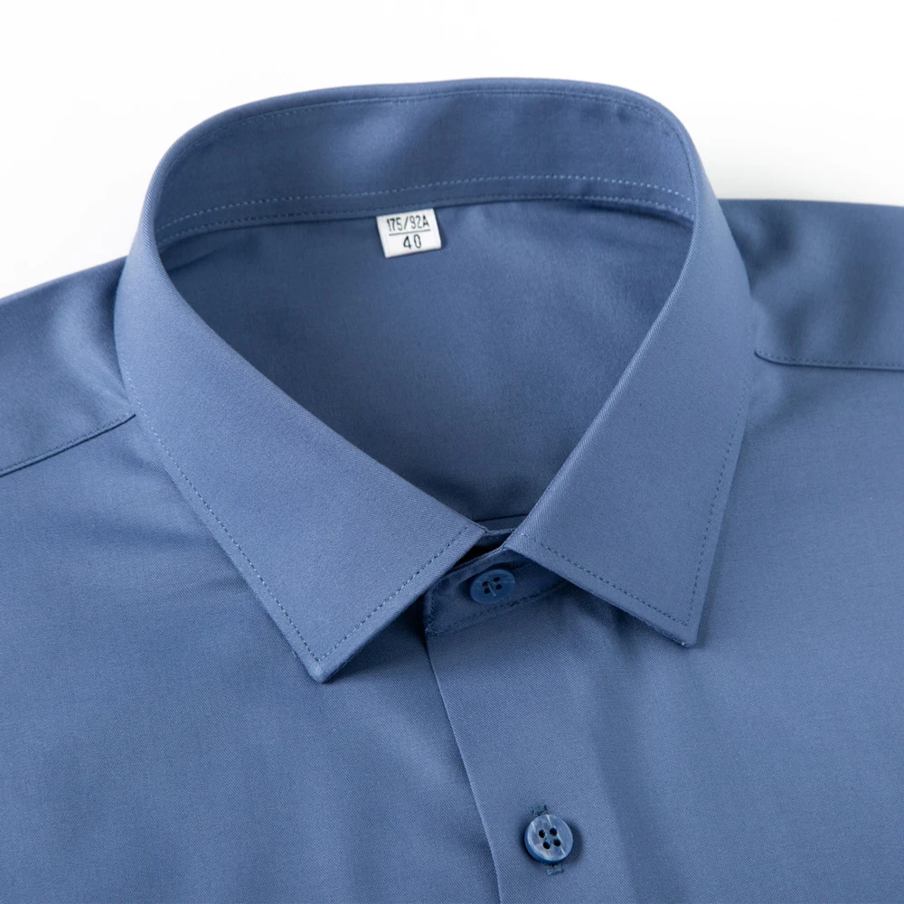 Men‘s Satin-Like Long Sleeve B - đánh giá và giá Breathable Bamboo Fiber Shirt Non Iron