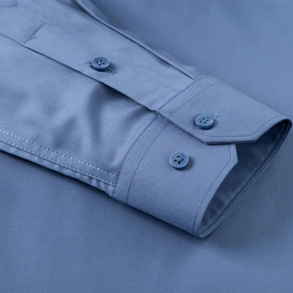 Men‘s Satin-Like Long Sleeve B - đánh giá và giá Breathable Bamboo Fiber Shirt Non Iron