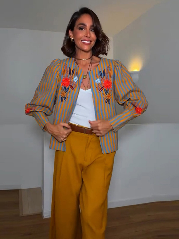 2026 Early Autumn Striped Flow - đánh giá và giá Jackets